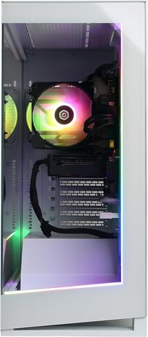 CyberPowerPC Gamer Master Gaming PC ، AMD Ryzen 7 9700x 3.8GHz ، Geforce RTX 4060 TI 8GB ، 16GB DDR5 ، 2TB PCIe Gen4 SSD ، WiFi Ready & Windows 11 Home (GMAI6000A) in Kuwait