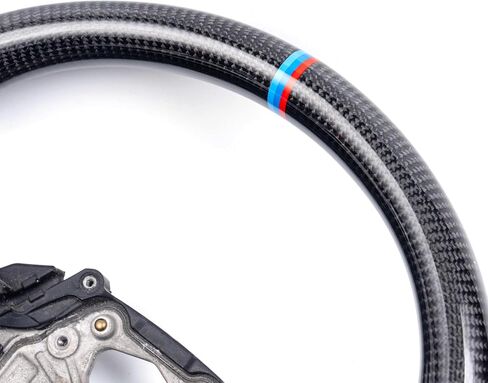 عجلة قيادة من ألياف الكربون، تصميم سباق من النوع D، جلد نابا مثقوب، لسيارة BMW G87 M2 G80 M3 G82 G83 M4 F40 F44 G20 3 Series G22 G23 G26 4 Series G29 Z4 M Sport 2019-2024 (بدون تدفئة) in Kuwait