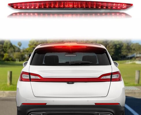 استبدال ضوء الفرامل الثالث LED بالكامل باللون الأحمر لسيارة Lincoln MKX 2016 2017 2018، مجموعة العدسات المدخنة لمصباح إيقاف التثبيت العالي في مركز السقف، FA1Z-13A613-AB in Saudi Arabia