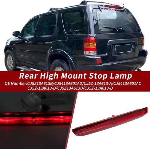 LED Third Brake Light for Ford Escape 2013-2019 No.CJ5Z13A613B/CJ5413A601AD Red 3rd High Mounted Stop Lamp Rear Center High Level Brake Light No.CJ5Z-13A613-A/CJ5413A601AC in Saudi Arabia