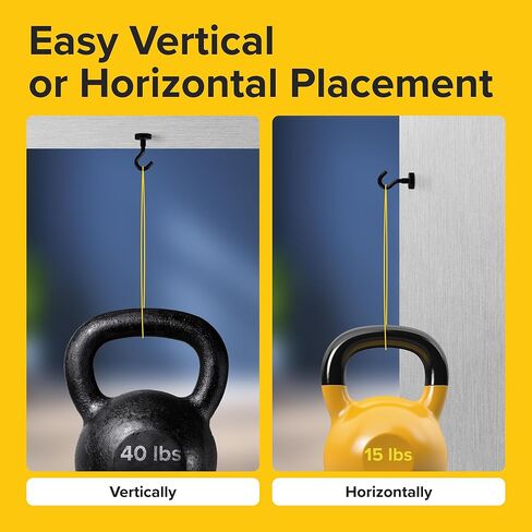 خطافات مغناطيسية X-Bet بوزن 27 رطلاً - خطافات مغناطيسية شديدة التحمل من النيوديميوم لكبائن الرحلات البحرية - خطافات مغناطيسية قوية للأرض النادرة للتعليق على الثلاجة والشواية ومقصورة الرحلات البحرية (عبوة من 6 قطع) in Kuwait