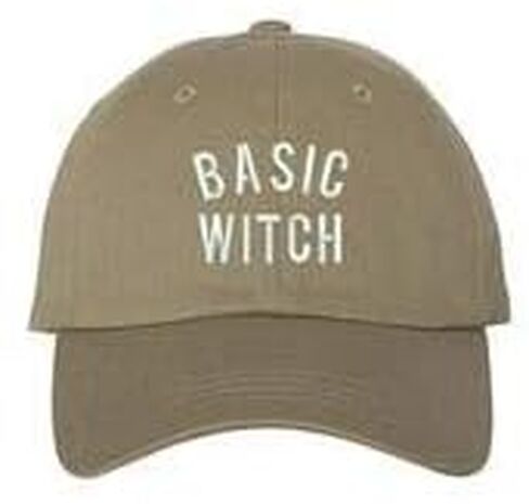 Basic Witch Unisex Embroidered Baseball Hat - Halloween Hat in Kuwait