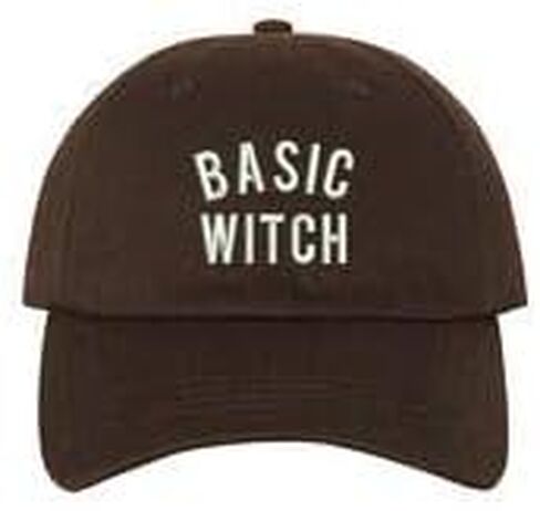 Basic Witch Unisex Embroidered Baseball Hat - Halloween Hat in Kuwait