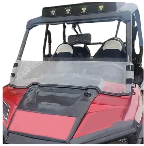 HECASA نصف الزجاج الأمامي متوافق مع 2014-2021 Polaris RZR XP 1000/ 4 1000/ S 1000/ TURBO/ 4 TURBO/ RZR 900/4 900 /S 900 /XC 900 الزجاج الأمامي شفاف in Saudi Arabia