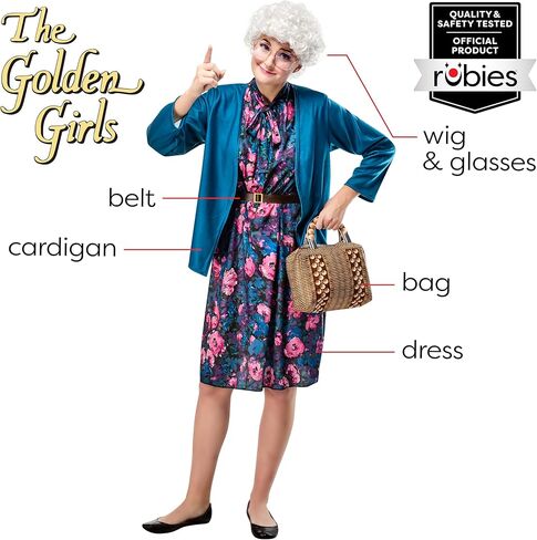 Rubies Womens Golden Girls Sophia Costume Set With Wig and Accessories in Saudi Arabia
