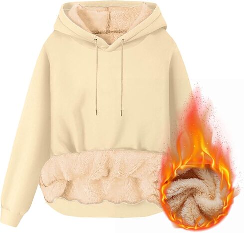 Mens Hoodies Fleece Sherpa Lined Winter Pullover Hoodie Warm Thick Oversized Casual Hooded Athletic Sweatshirt with Pocket in Saudi Arabia