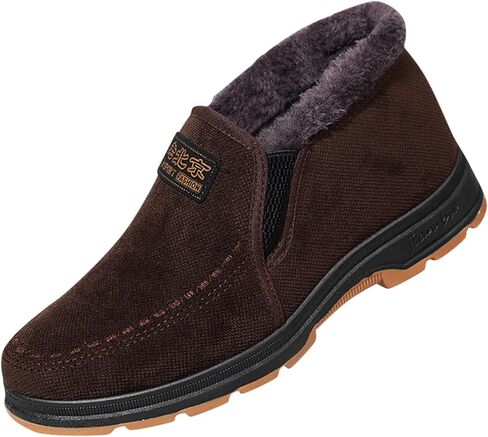 Women’s Winter Snow Boots Waterproof Warm Fleece Lined Ankle Booties Cold Weather Outdoor Slip On Loafers Comfortable Insulated Walking Shoes in Saudi Arabia
