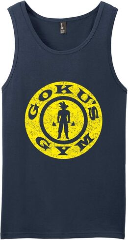 Goku's Gym Anime Lover Vintage Print Tank Top for Men in Kuwait