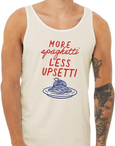 More Spaghetti Less Upsetti Tank Top Unisex in Saudi Arabia