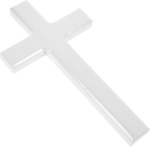 Amosfun Wooden Wall Cross - 8.26 Inch Hanging Cross for Home Easter Day Decor, Church Ornament, Easy to Install in Saudi Arabia
