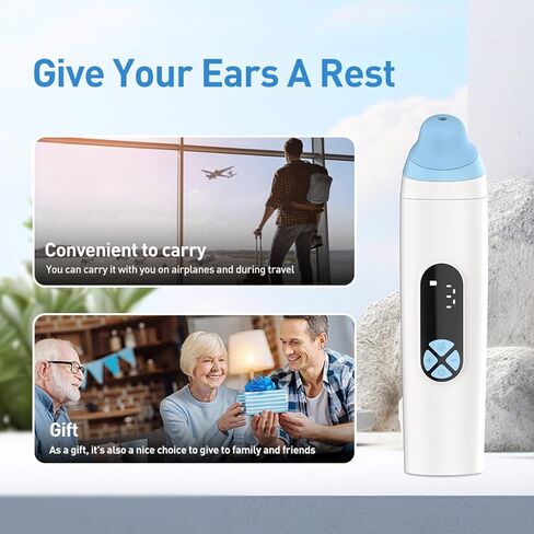 Ear Pressure Relief Device Balancing Ear Pressure Eustachian Tube Unclogger, Unblock for Flying Diving, Regulating Pressure Differentials with Eustachian Tube Unclogger in Saudi Arabia