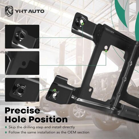 YHTAUTO Center Radiator Support Tie Bar Fit for 2014-2016 Mercedes-Benz E300/E350/E550/E63 AMG, Steel Radiator Core Support Assembly in Saudi Arabia