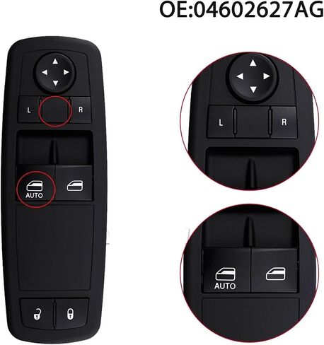 04602627AG Single Auto Left Driver Car Lifter Window Switch 1Pcs(Green Light) in Saudi Arabia