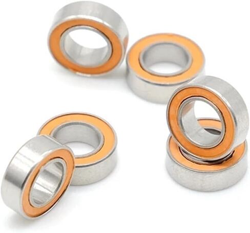 2pcs 5x9x3mm SMR95 RS CB Rubber Seals Stainless Steel Hybrid Ceramic Bearing SMR95 5x9x3mm ABEC-7 Ball Bearings in Saudi Arabia
