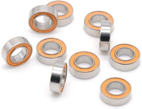 2pcs 5x9x3mm SMR95 RS CB Rubber Seals Stainless Steel Hybrid Ceramic Bearing SMR95 5x9x3mm ABEC-7 Ball Bearings in Saudi Arabia