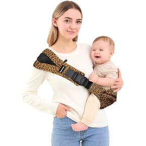 Toddler Sling Carrier - Premium Cotton, Expandable & Ergonomic, One Size Fits All, Ideal for 6-48 Months (11-44 lbs), Compact & Easy to Use, Beige in Kuwait
