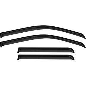 Window Deflectors for Ford for F150 2004-2008,for Lincoln for Mark LT 2007-2008 Crew Cab Rain Guards Visors Black in Saudi Arabia