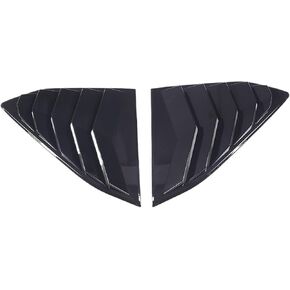 Car Rear Window Triangle Shutter Compatible For Chevrolet Corvette C8 Stringray Z51 Z06 2020-23 Deflector Decoration Car Accessories(Black) in Kuwait