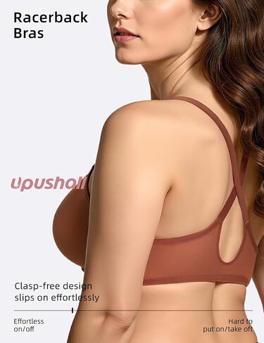 Racerback Bras for Women Mesh Front Closure Plunge See Through Unlined Sheer Underwire Bra in Saudi Arabia