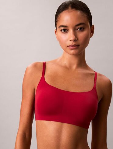 Calvin Klein Invisibles Comfort Seamless Adjustable Skinny Strap Bralette Bra in Saudi Arabia