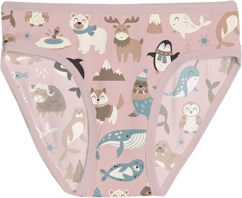 KicKee Girls Print Underwear, Soft Girl Panties, Toddler to Big Kid, All Day Wear in Kuwait
