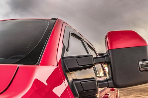 Husky Liners Low Profile Ventvisor Rain Guards | Fits 2015-2025 Chevrolet Colorado & GMC Canyon Crew CAB ONLY | Front & Rear, Matte Black, 4-pcs. | 2857049 in Saudi Arabia