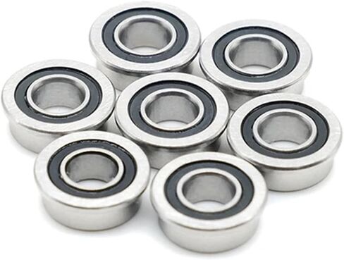 10PCS MF105RS Bearing 5x10x4 mm ABEC-7 3D Flanged Bearing MF105-2RS MF105RS 3D Print Bearings in Saudi Arabia