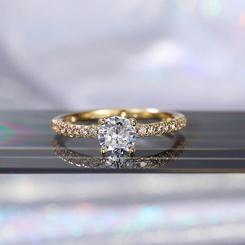 Luxury Promise Rings for Women Bridal Wedding Band Accessories Brilliant Cubic Zirconia Jewelry in Saudi Arabia