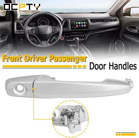 OCPTY Door Handle Exterior Front Driver Passenger Side Replacement fit 2007-2012 Edge Flex for Lincoln MKX Outside Door Handles Chrome in Saudi Arabia