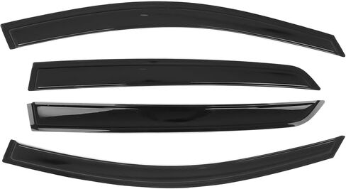 عاكس نافذة تلقائي لسيارة Volkswagen MK8 Golf GTI & Golf R جميع الموديلات 2022-2025، عاكس النافذة الخلفية الأمامية، عاكس فتحة التهوية، غطاء واقي من الرياح والمطر، بدون مثقاب سهل التركيب in Kuwait