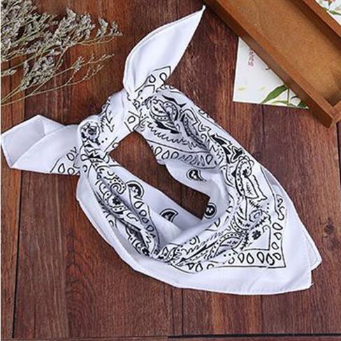 21 Inch Printed Square Head Scarf for Women Men - Hair Scarf Bandanas Combo Soft Stylish Versatile (10 Pcs) in Saudi Arabia