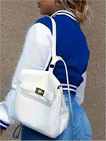 SHENHE Women's Varsity Baseball Jacket Button Down Colorblock Letterman Cropped Bomber Jacket in Kuwait