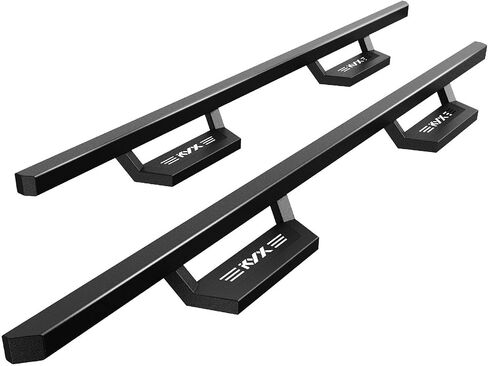 لوحات تشغيل KYX لـ 2009-2018 Ram 1500 Quad Cab (بما في ذلك 2019-2024 Ram 1500 Classic Quad Cab) 5 بوصات لباب السيارة وخطوات جانبية وقضبان Nerf وقضبان خطوة ولوحة تشغيل لـ Ram 1500 in Saudi Arabia