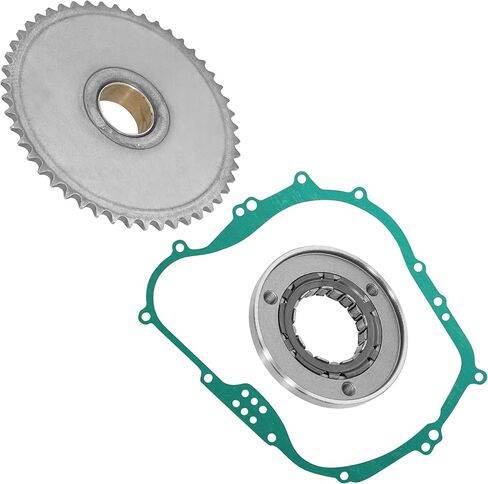 Caltric Starter Clutch Idler Gear Gasket Set Compatible with Kawasaki Bayou 300 Klf300 C 4X4 1989-2004 in Saudi Arabia