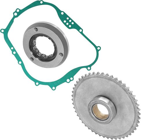 Caltric Starter Clutch Idler Gear Gasket Set Compatible with Kawasaki Bayou 300 Klf300 C 4X4 1989-2004 in Saudi Arabia