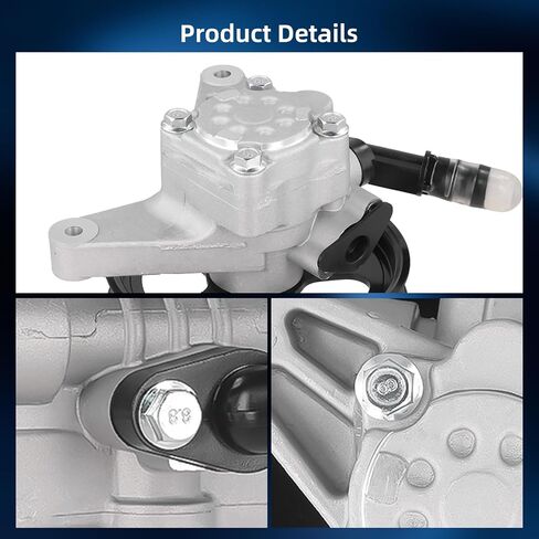 21-5442 Power Steering Pump with Pulley - Compatible with 2005-2010 Honda Odyssey, 2005-2008 Pilot & 2007-2013 Acura MDX - Replaces 56110-RDJA01, 56110-PVJA01 in Kuwait