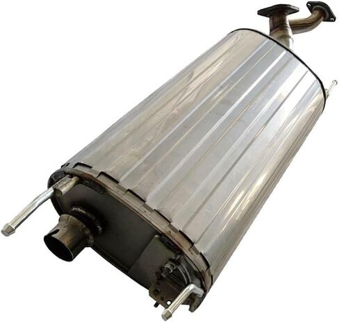 Northeastern Exhaust | Stainless Steel Exhaust Muffler Compatible for Lexus LX470 1998-2007 | Toyota Land Cruiser 1997-2007 4.7L | Free Gaskets and Clamp Included in Saudi Arabia