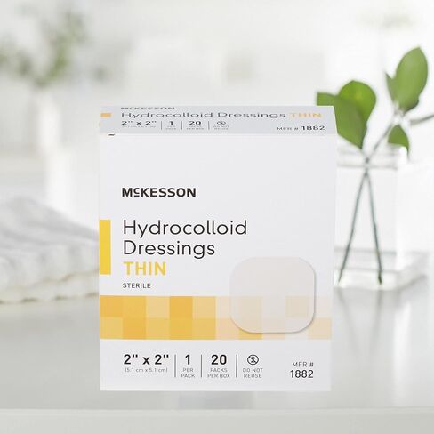 McKesson Hydrocolloid Dressing, Sterile, Thin, 6 in x 6 in, 10 Count, 1 Pack in Saudi Arabia