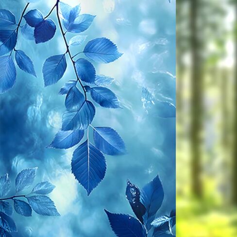 Nuxovilar Black Vine Window Film, 17.7×39.4inch, Embossed Leaf Pattern Static Cling for Privacy & Decor (Frosted) in Saudi Arabia