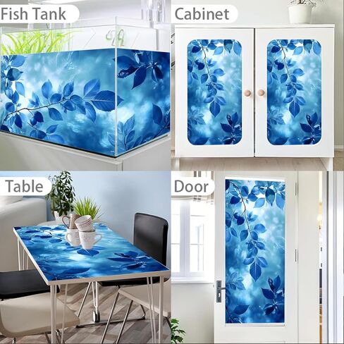 Nuxovilar Black Vine Window Film, 17.7×39.4inch, Embossed Leaf Pattern Static Cling for Privacy & Decor (Frosted) in Saudi Arabia