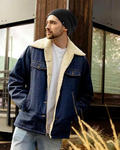 FURTALK Slouchy Beanie for Men Women Soft Knit Stretchy Skull Cap Stylish & Warm in Saudi Arabia