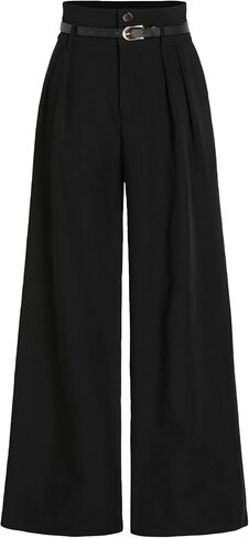 CIDER Belted Pleated Wide Leg Trousers in Saudi Arabia