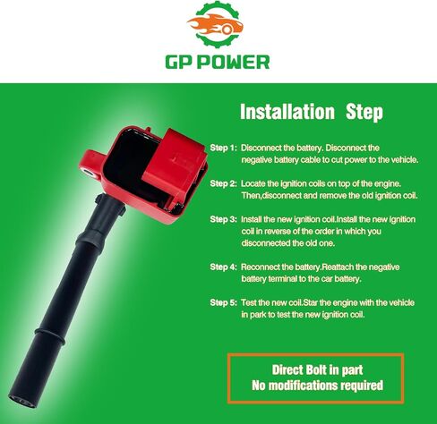 Ignition Coil A2709060500 A2709060100 UF744 0221604036 Set Of 1 Compatible with Mercedes-Benz GLA200 A180 A200 B180 B200 CLA180 1.6T 2.0T M270 W176 W246 S205 C117 in Saudi Arabia