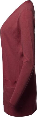 Women's Long Sleeve Soft Popcorn Knit Sweater Open Front Cardigan Outwear with Pockets in Saudi Arabia