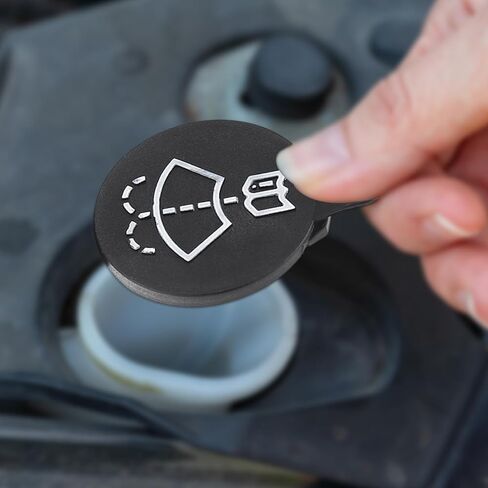 غطاء خزان سائل لغسالة الزجاج الأمامي من ACROPIX مناسب لسيارة Buick LaCrosse لسيارة Cadillac CTS ATS XTS- عبوة من قطعة واحدة باللون الأسود in Saudi Arabia