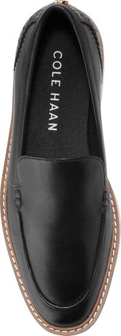حذاء نسائي من Cole Haan ذو نعل سميك أصلي من Venetian، أسود/عاجي، 8 عرض in Kuwait