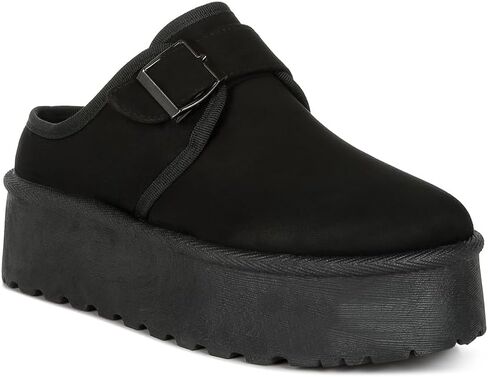 Mayfield Buckle Strap Fur Platform Classic Slip-On in Saudi Arabia