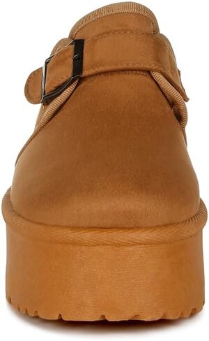 Mayfield Buckle Strap Fur Platform Classic Slip-On in Saudi Arabia