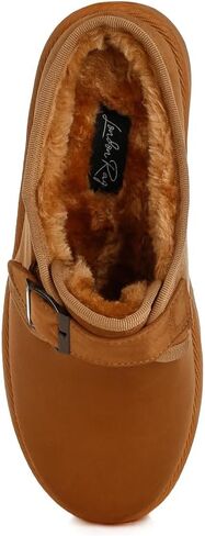 Mayfield Buckle Strap Fur Platform Classic Slip-On in Saudi Arabia