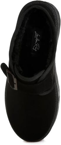 Mayfield Buckle Strap Fur Platform Classic Slip-On in Saudi Arabia